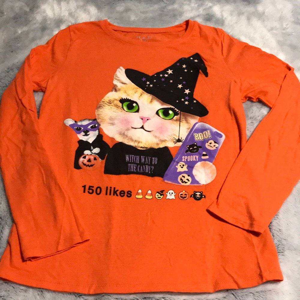 Girls Halloween Tee. EUC!